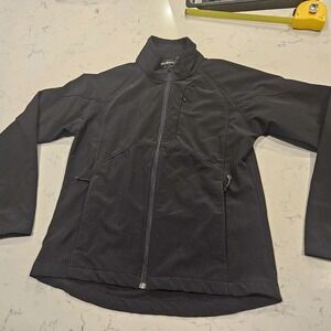 Black Diamond Jacker Womens Medium Black Soft Shell Coat‎